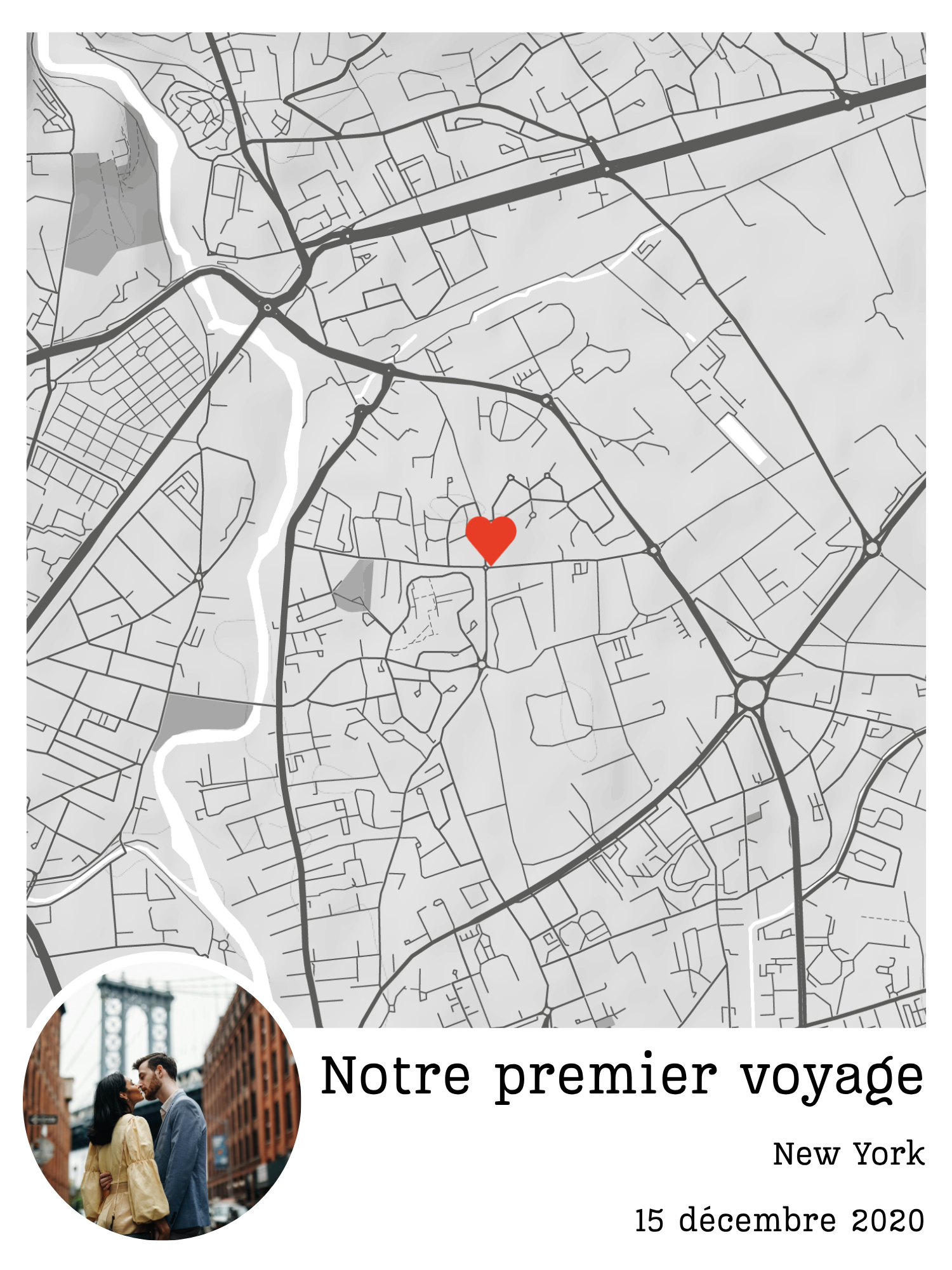 Cadre Premier voyage