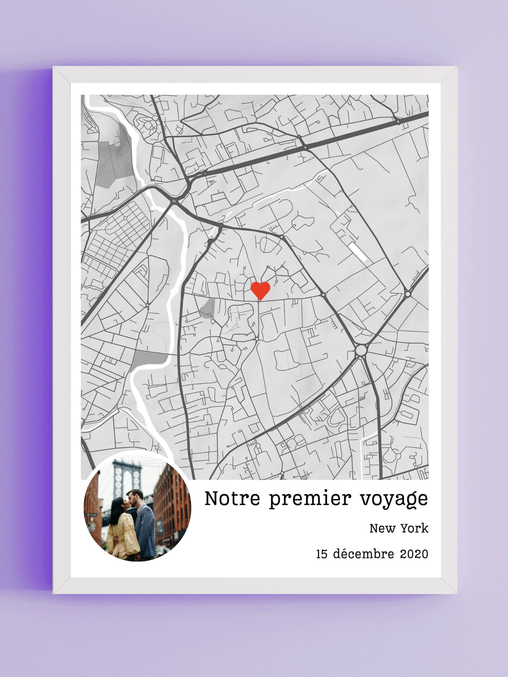 Cadre Premier voyage