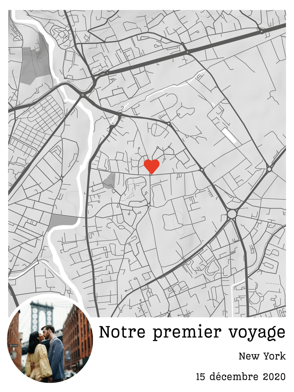 Cadre Premier voyage