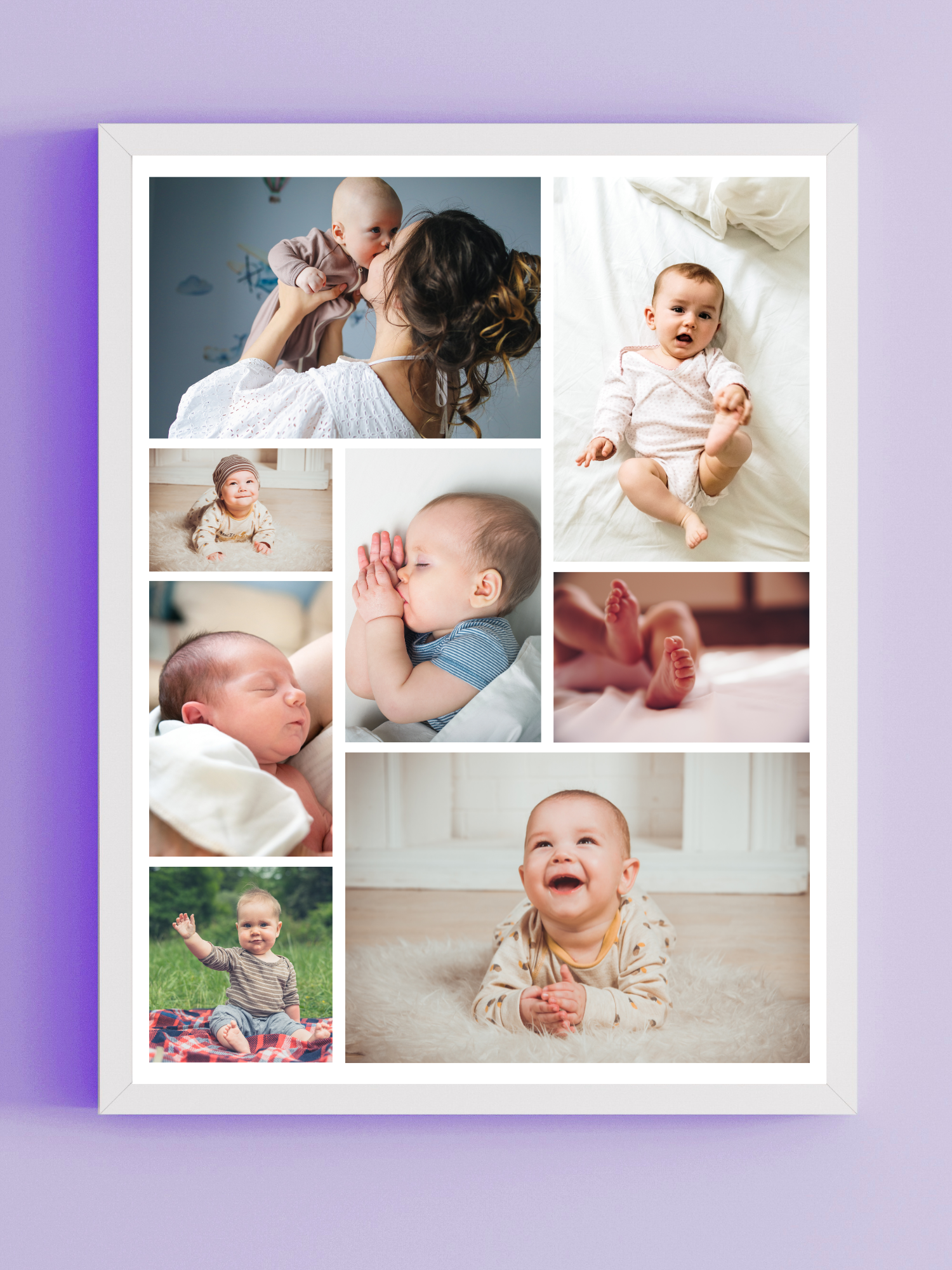 Cadre bébé photos