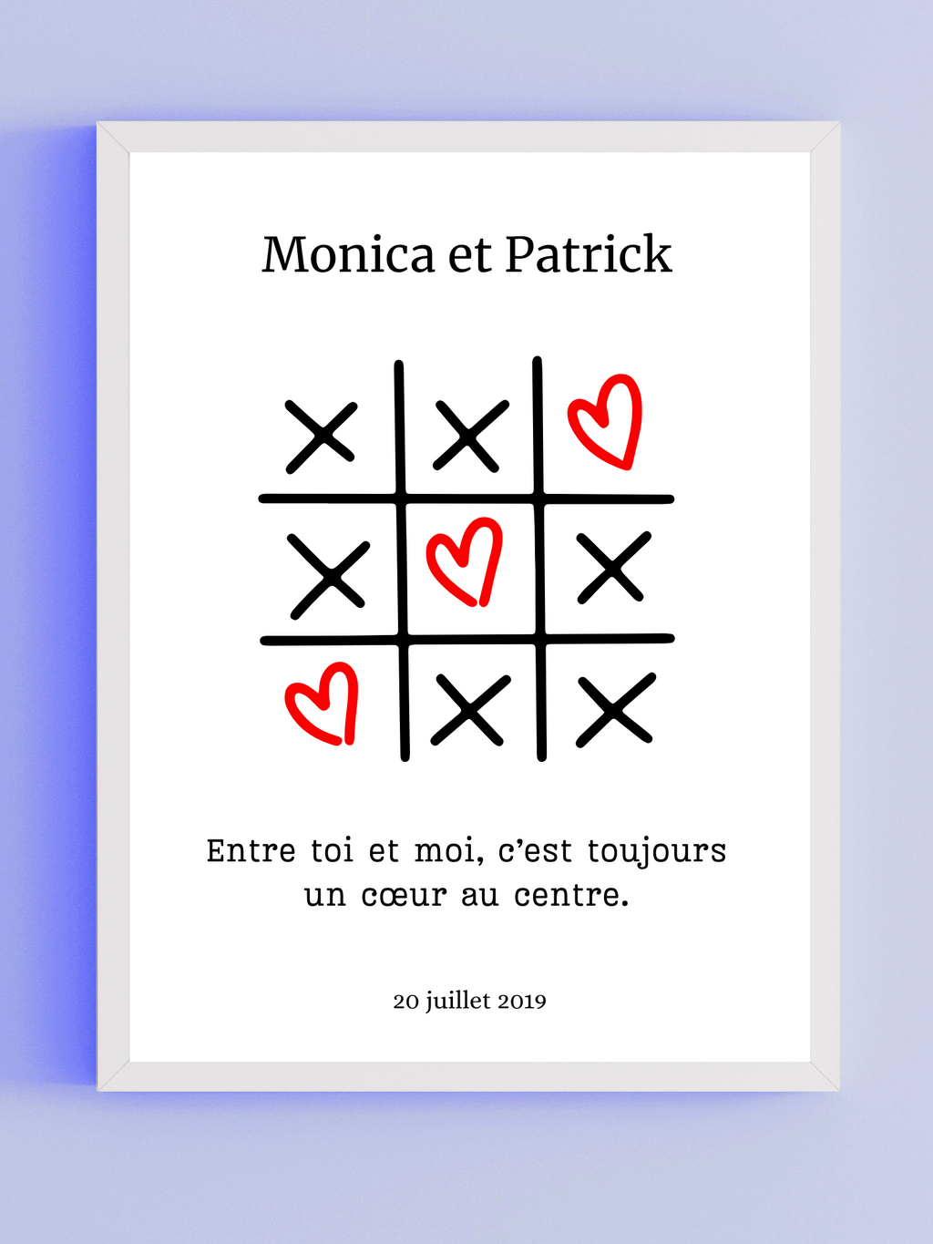 Cadre Jeu Amour
