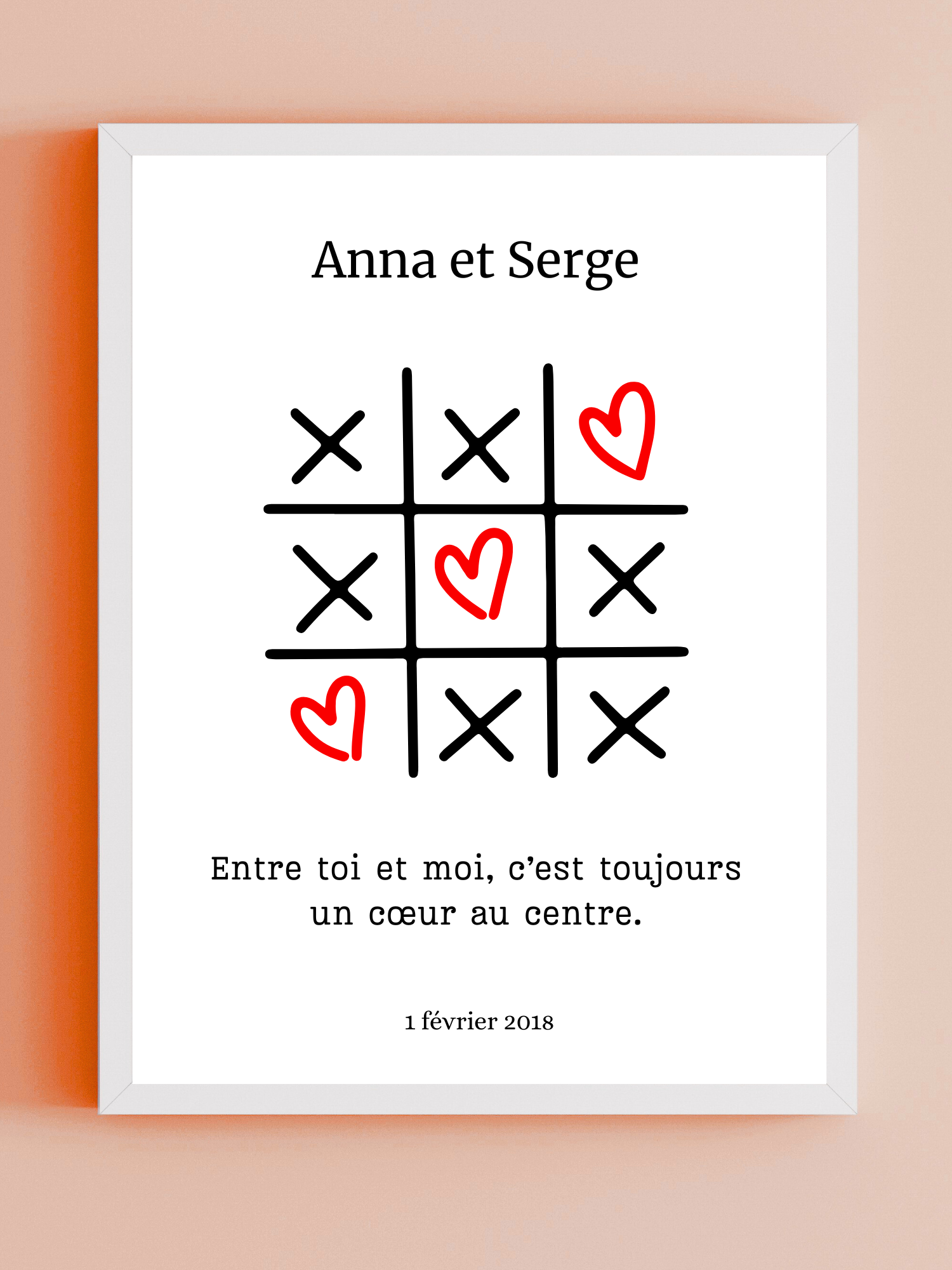 Cadre Jeu Amour
