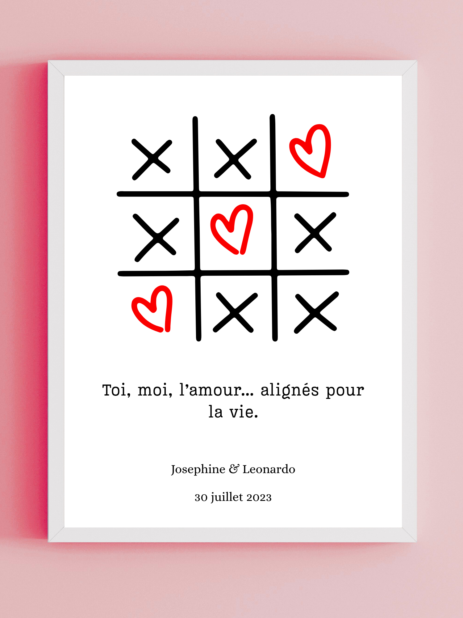 Cadre Jeu Amour