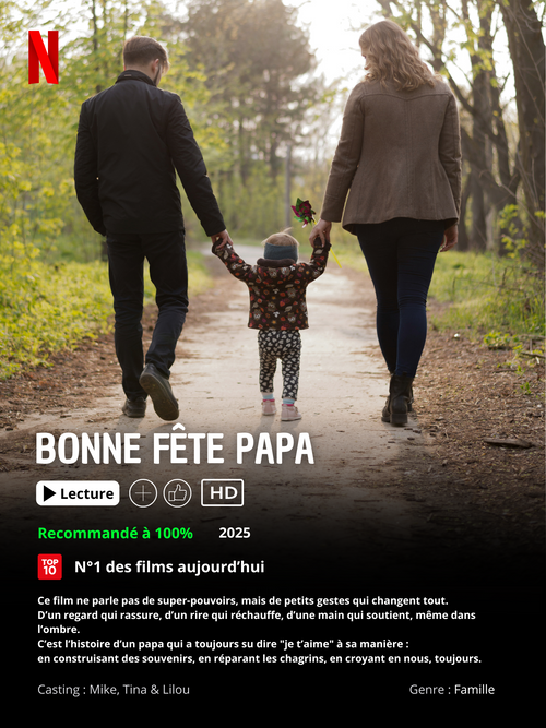 Affiche Netflix Version Numérique par Mail