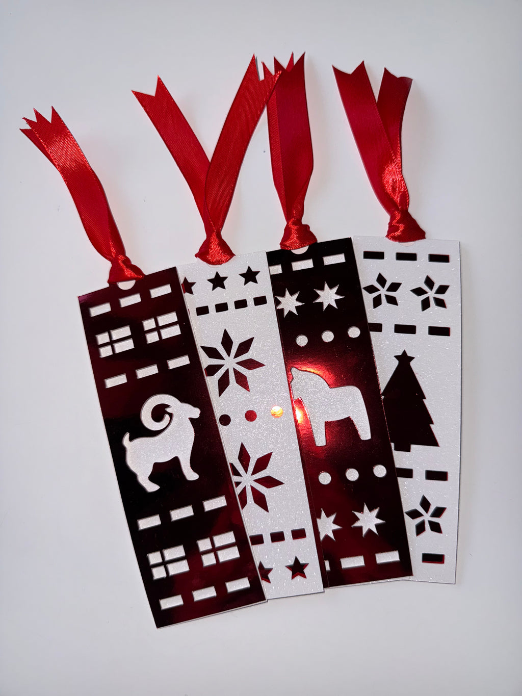 Lot de 4 marque-pages NOËL
